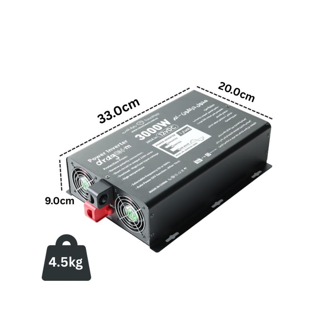 Dragon 3000W Modified Sine Wave Inverter — Rafiq Al-Darb